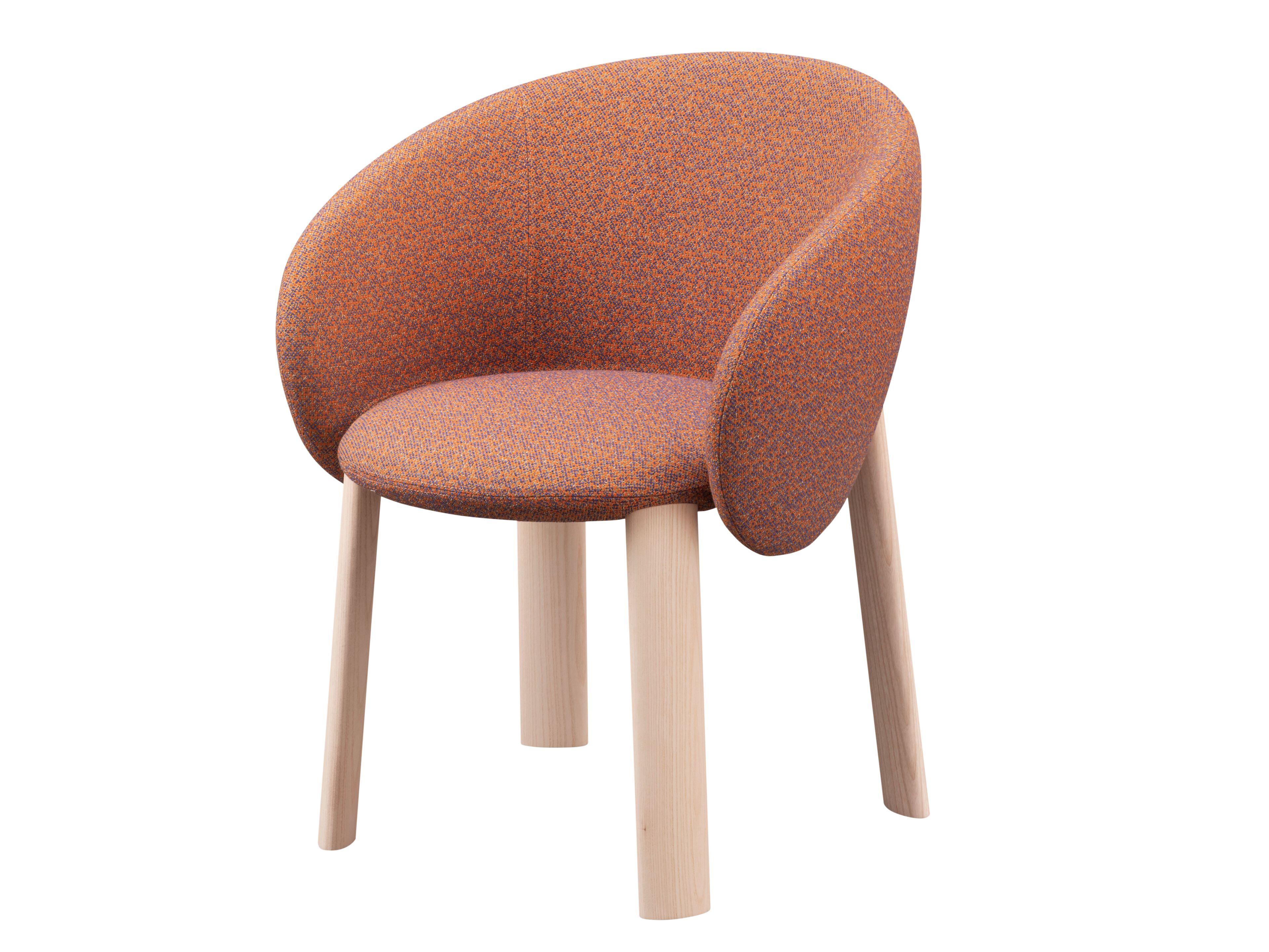 Тканевый мягкий стул с деревянной основой Miniforms Nebula ARCH-00038272