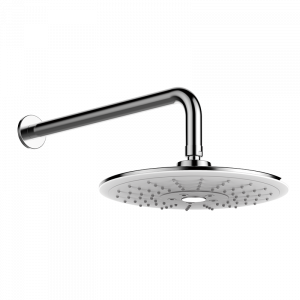 05027006 PREMIUM Снег Showerhead + Curved руку Хром GRB MIXERS