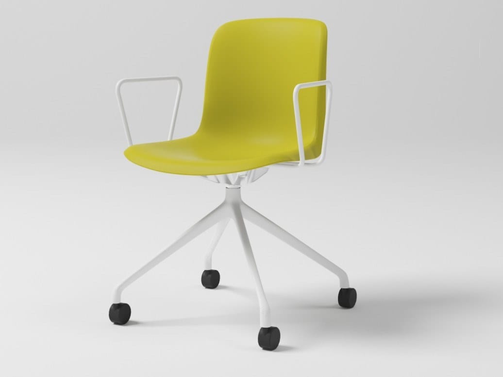 Тканевый поворотный рабочий стул с 4 спицами Grado Design Every ARCH-00000241 - Вид №2