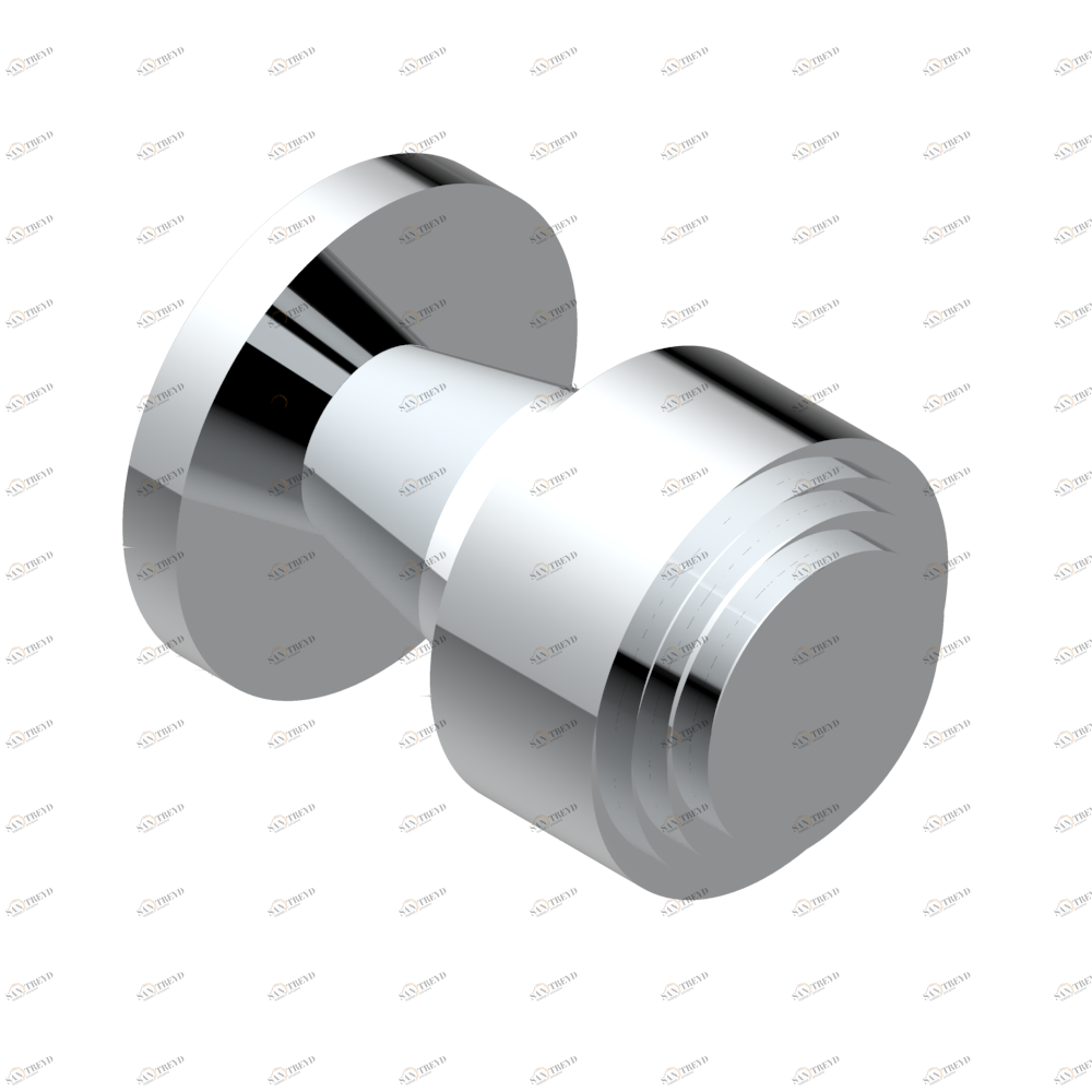 G2M-26BT Ручка малая Thg-paris Faubourg - чёрный фарфор - с рукоятками Хром G2M-26BT CAT.A