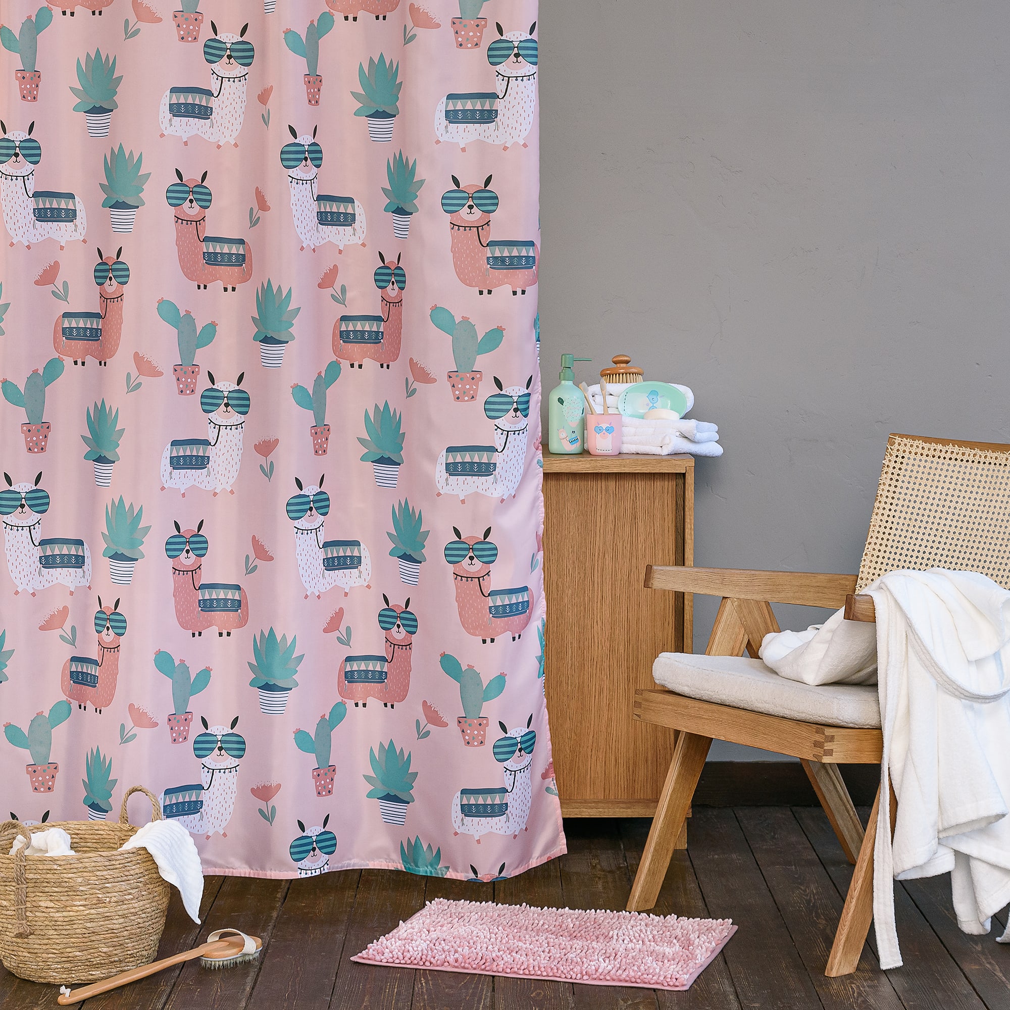 88109928 Стакан для зубных щеток стекло цвет розовый Lama Santreyd - Вид №7