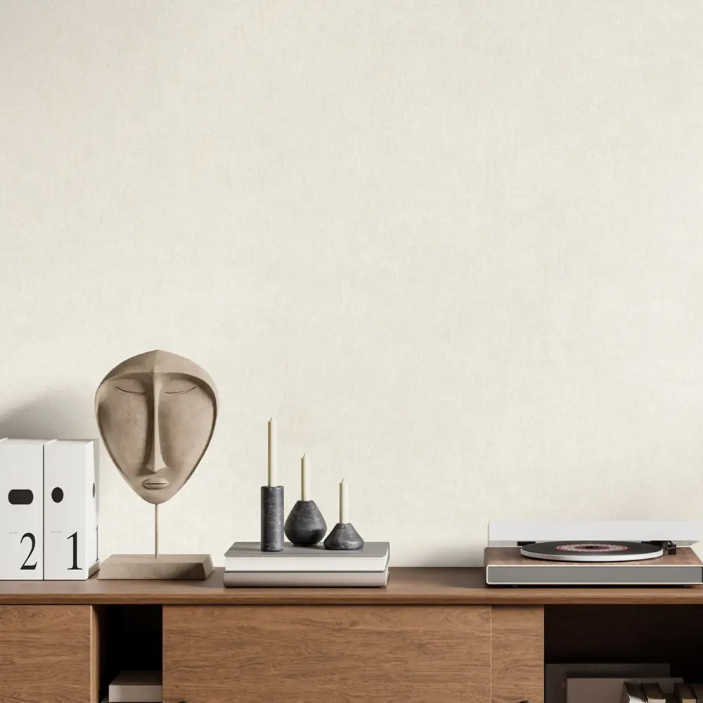 Флизелиновые обои Энигма бежевые с эффектом штукатурки 1.06 м 89439227 Santreyd STLM-1584924 - Вид №2