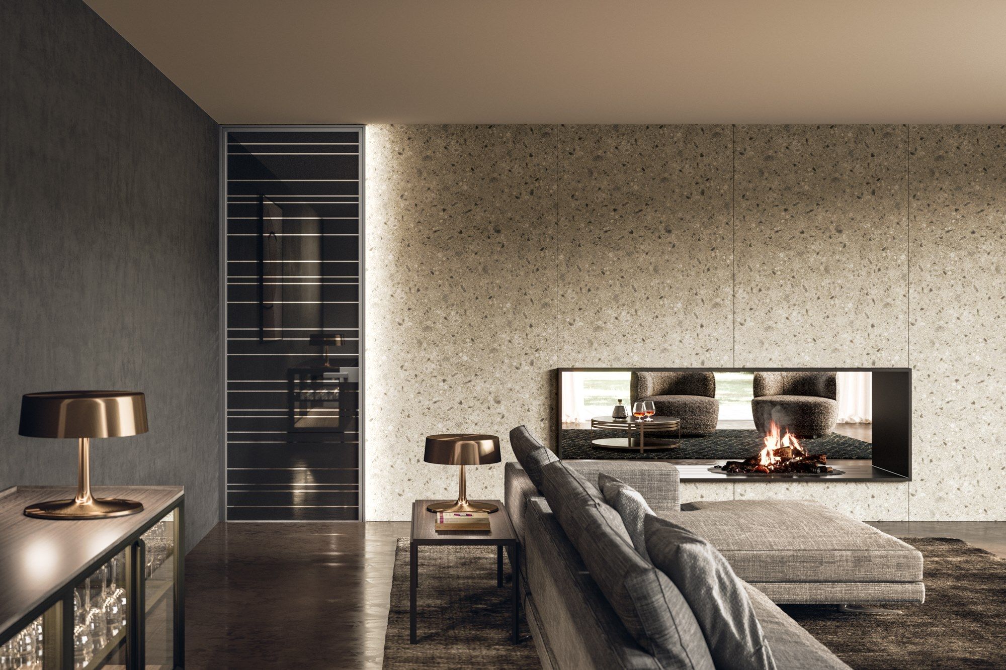 Стеклянная распашная дверь HenryGlass MANHATTAN ARCH-00048182 - Вид №6