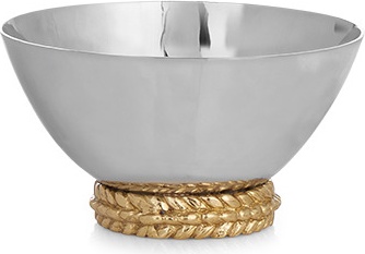 10599963 Michael Aram Чаша Michael Aram "Золотая пшеница" 11см Сталь нержавеющая 