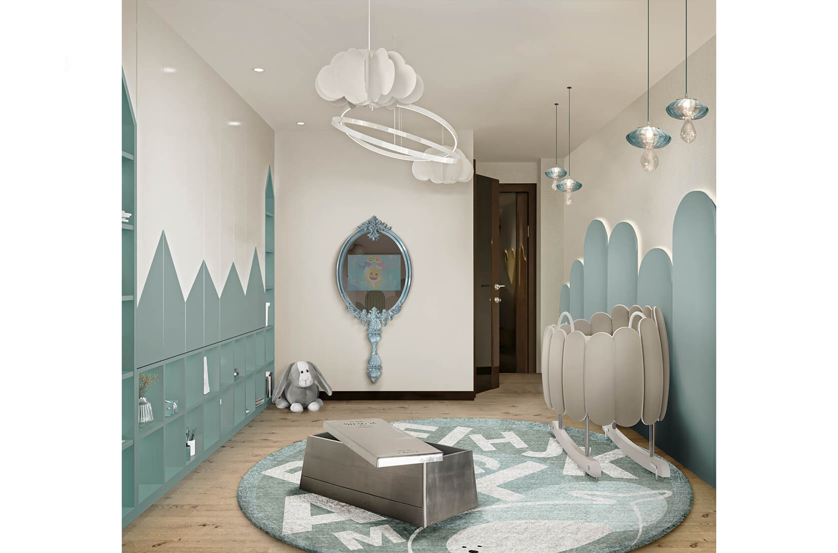 CIST772 Ящик для игрушек Серебро Circu  - Вид №13