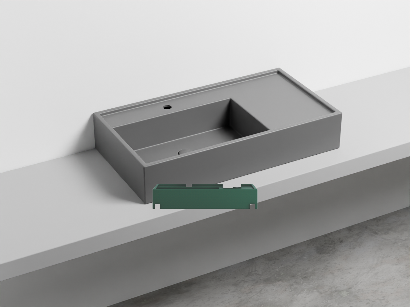 PNLA85-MU Керамическая раковина на одно отверстие 85 cielo Plinio Ceramica Cielo