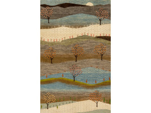 Прямоугольный шерстяной ковер