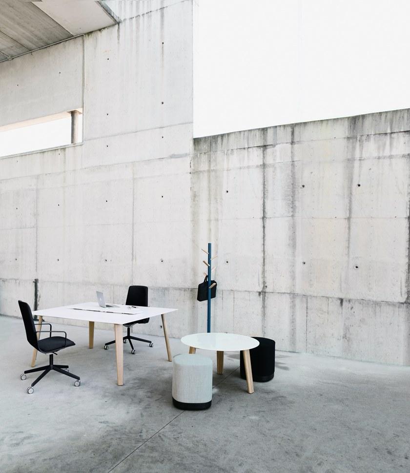 ENEA Офисное кресло из ткани с 4-мя спицами на колесиках Lottus conference sun-id-1469494 - Вид №2