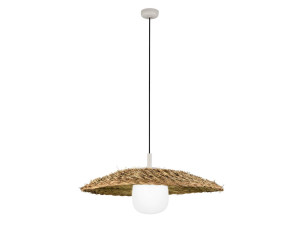 Открытый светодиодный подвесной светильник из растительного волокна