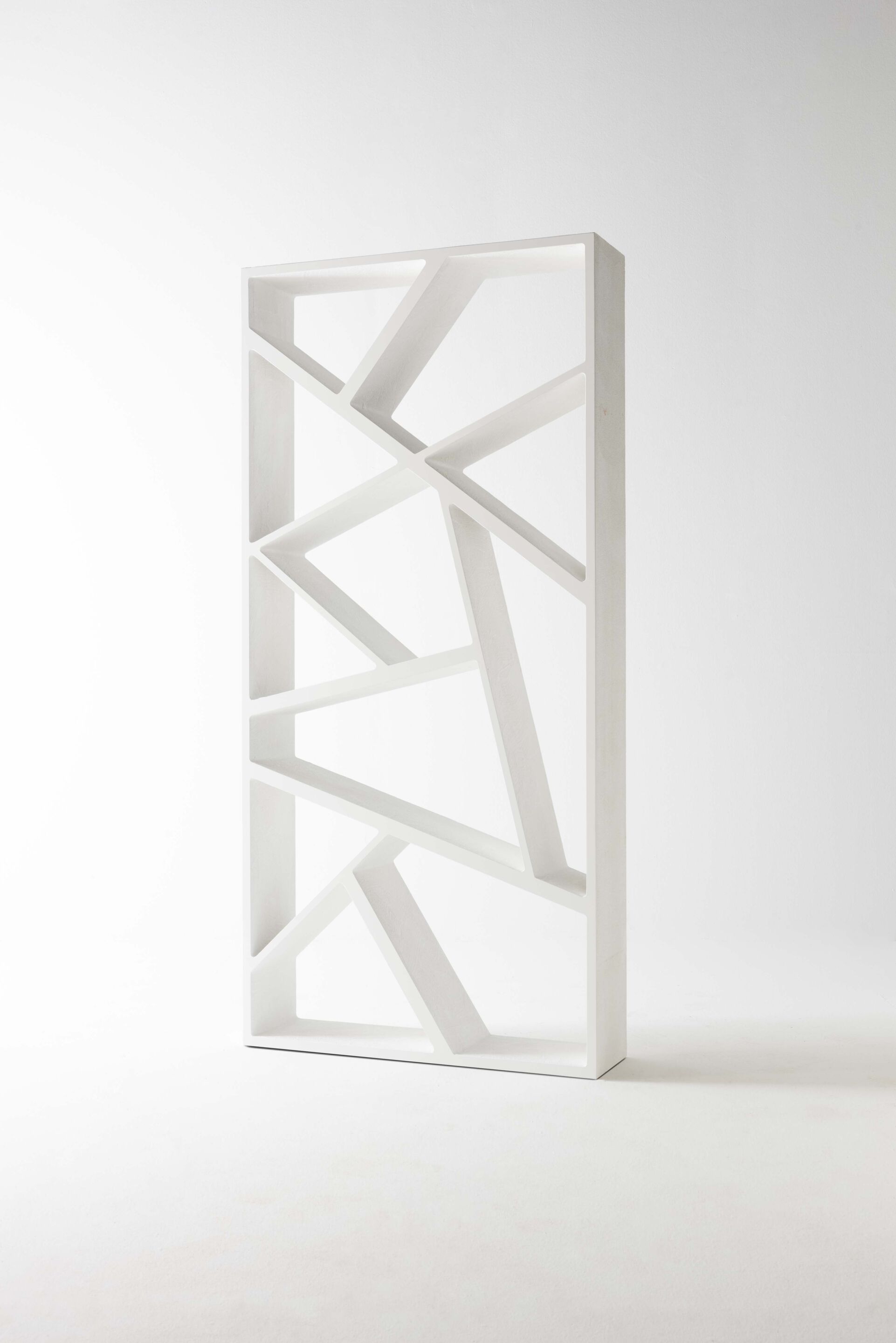 Двухсторонний книжный шкаф из лакированного бетона Voltan 555 ARCH-00019503 - Вид №2