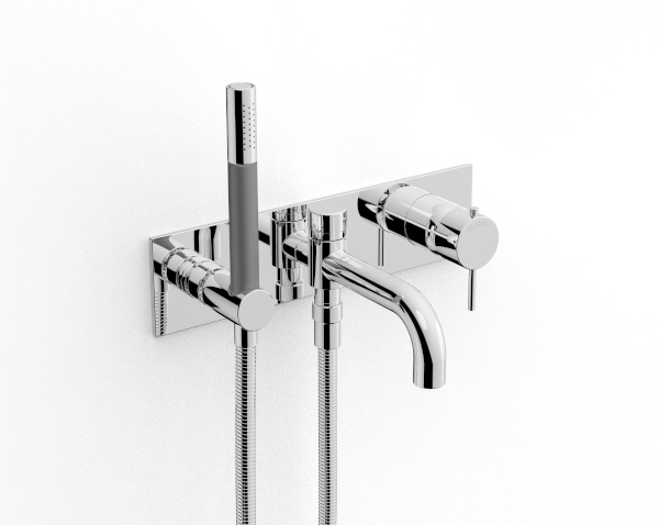 6905 EVI-100 Смеситель для ванны Zazzeri 6905EVI100 - Вид №1