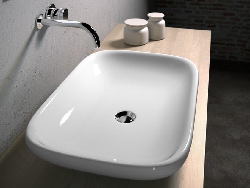 Cle4266001 Накладная раковина на столешницу  овальная Olympia Ceramica CLEAR - Вид №1