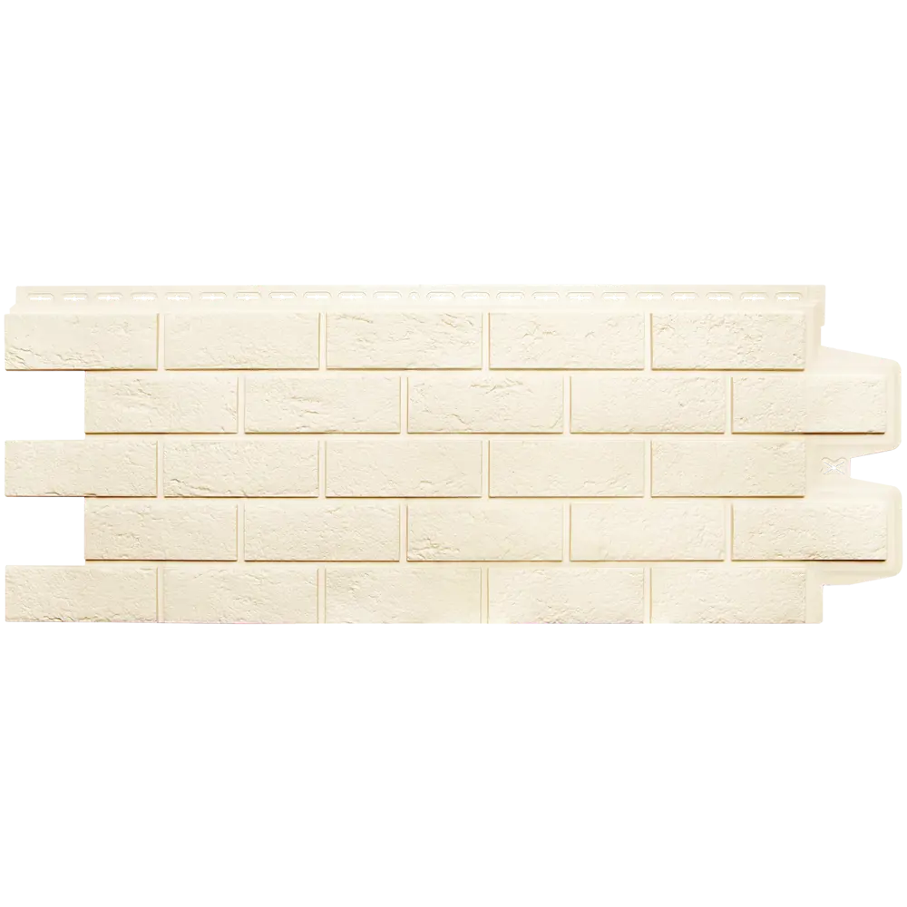 Фасадная панель Grand Line 418x1109 мм кирпич молочный 0.39 м² STLM-2055249