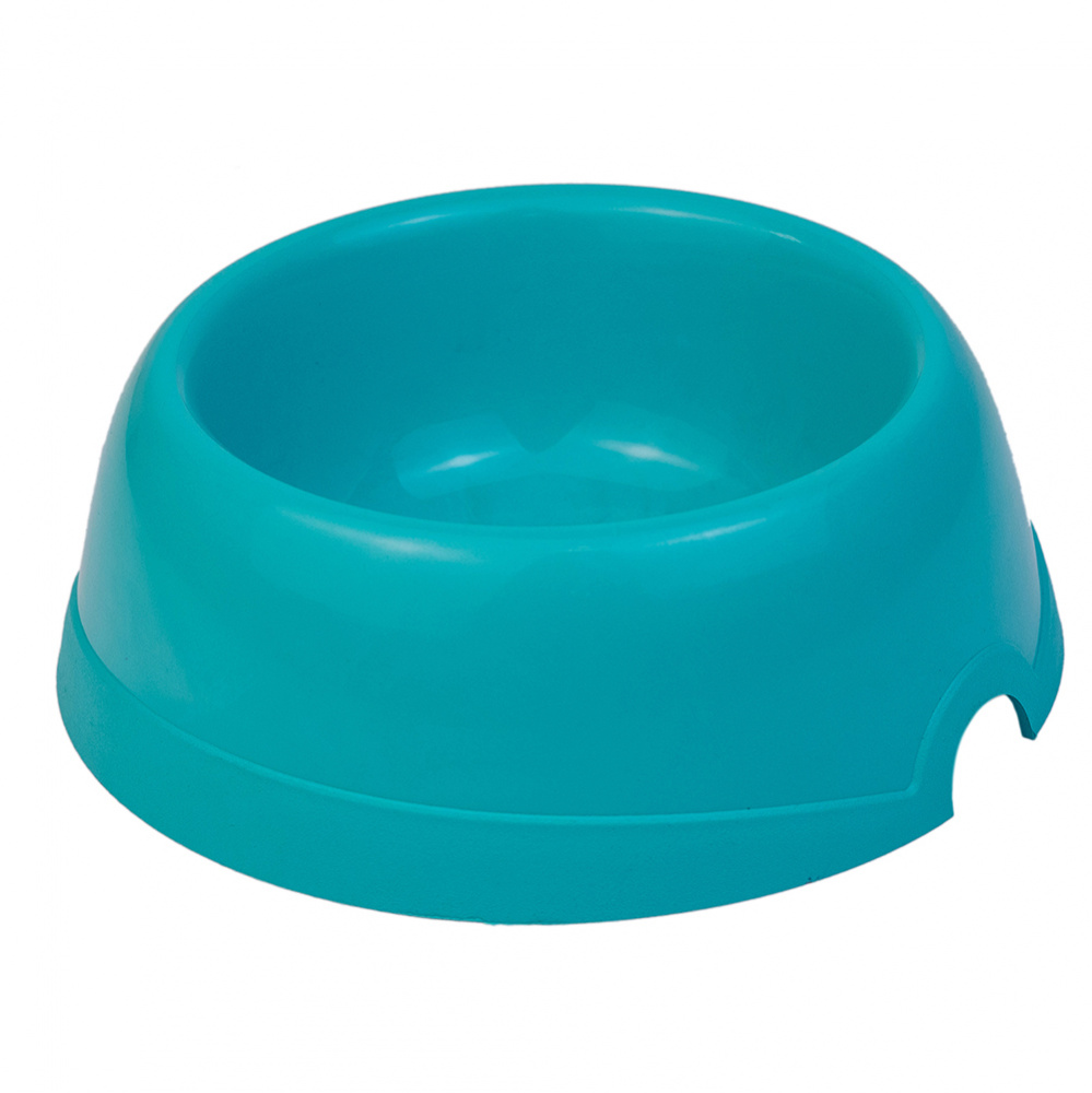 ПР0059352 Миска для животных пластиковая бирюзовая 750мл ХОРОШКА 