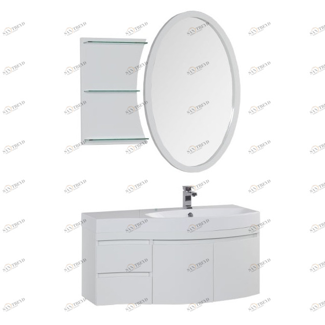 Комплект мебели Aquanet Опера 115 R белый (2 дверцы 2 ящика) 00169418