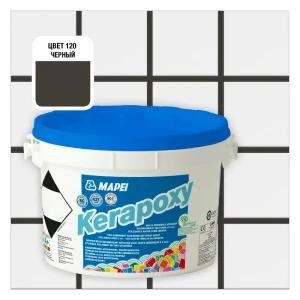 Затирка эпоксидная Mapei Kerapoxy N120 цвет чёрный 2 кг
