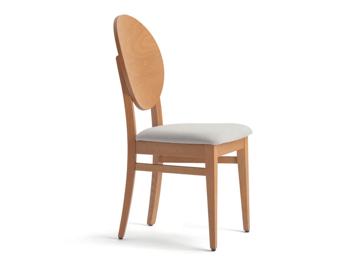 Кресло-медальон из бука с мягким сиденьем Palma ARCH-00123938 - Вид №16