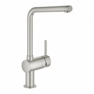 Смеситель для кухни GROHE Minta с L-изливом, суперсталь (31375DC0)