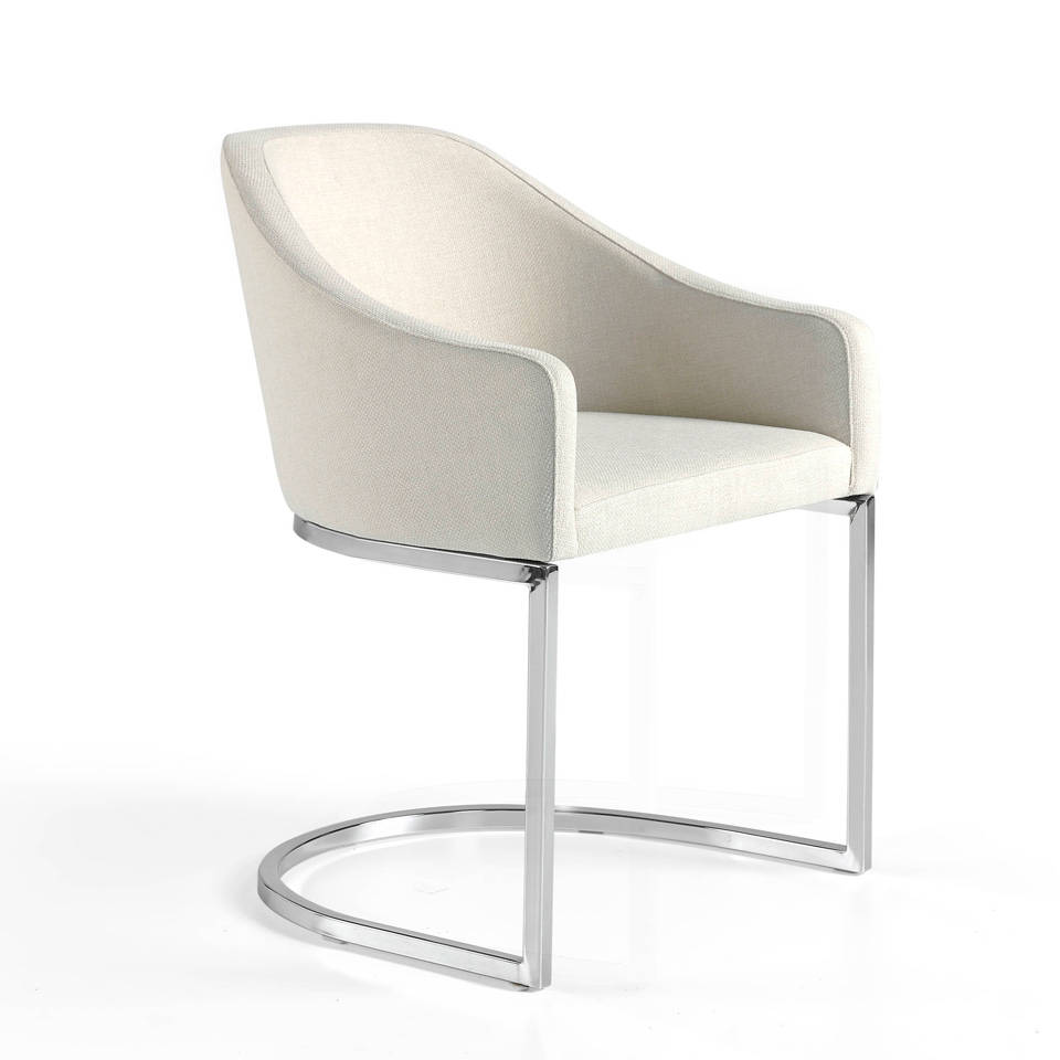 007826 Стул белый Angel Cerda F3148  - Вид №3