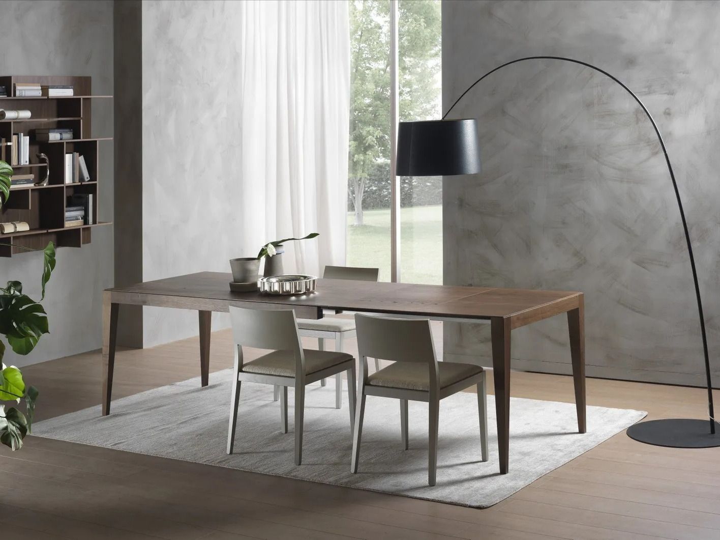 Прямоугольный выдвижной обеденный стол Pacini & Cappellini ARCH-00078751