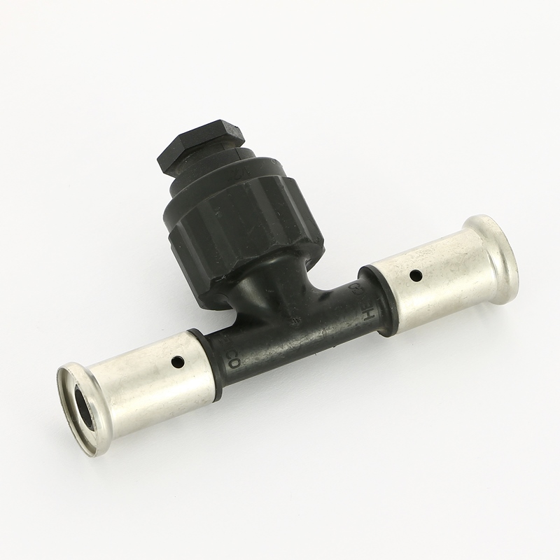 Тройник пресс-В PVDF HENCO 16x1/2"x16 13PK160416 - Вид №1