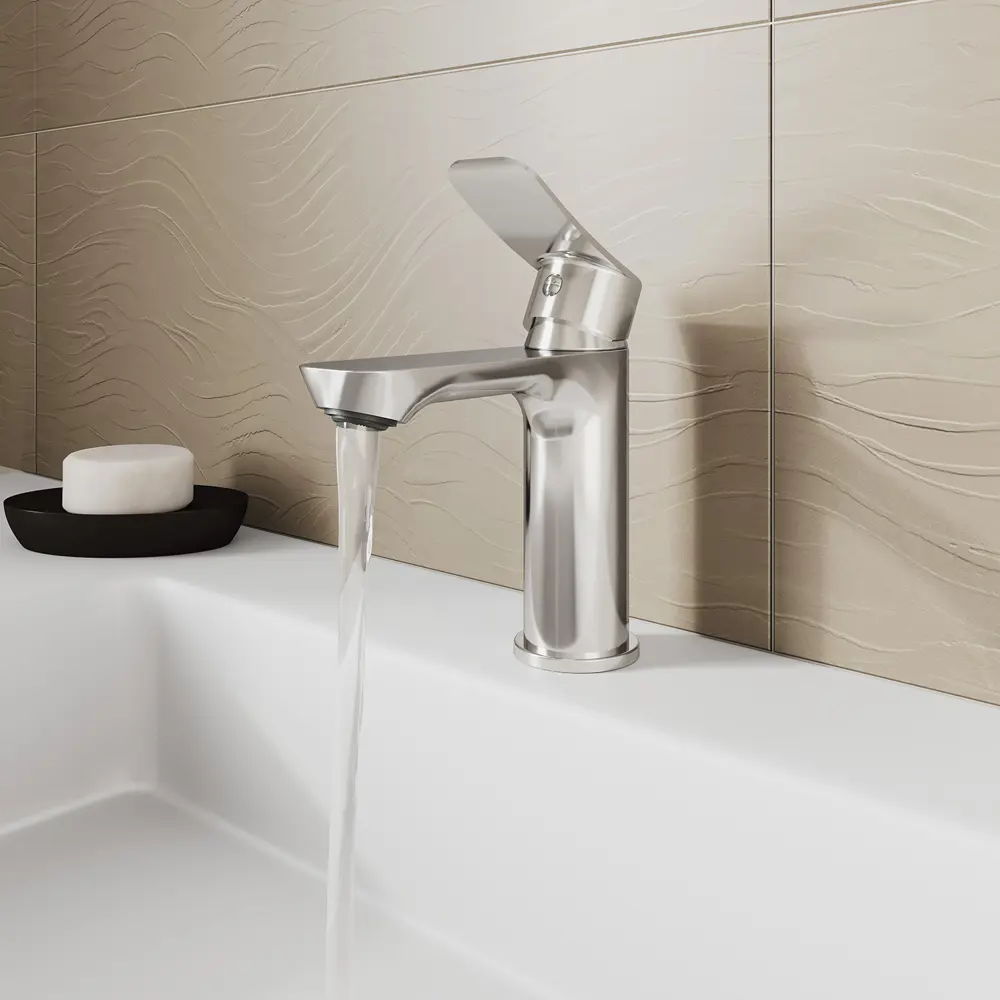 Смеситель для раковины Milardo Demi однорычажный цвет хром STLM-2182029 - Вид №7