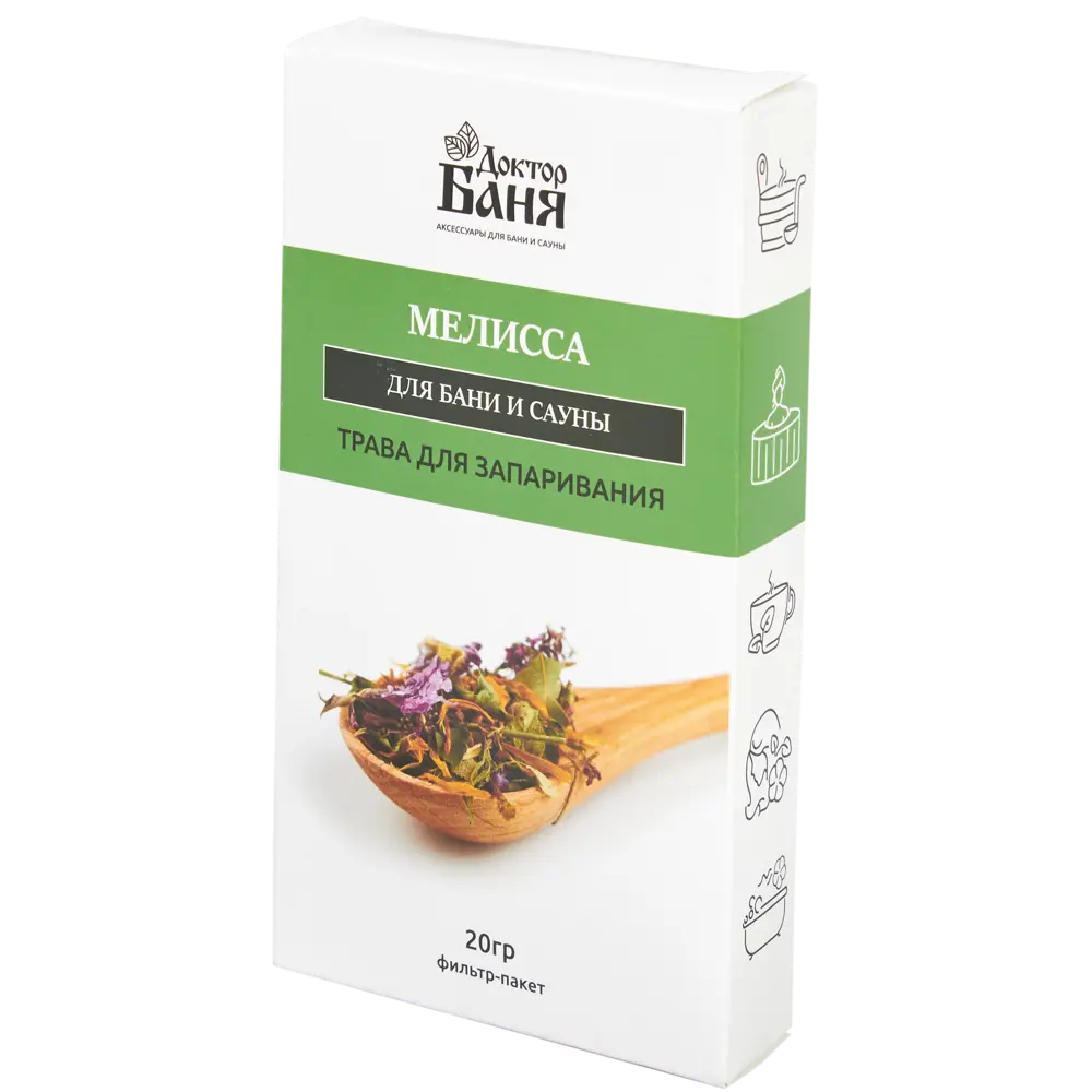 Трава для запаривания Доктор Баня Мелисса STLM-2014350