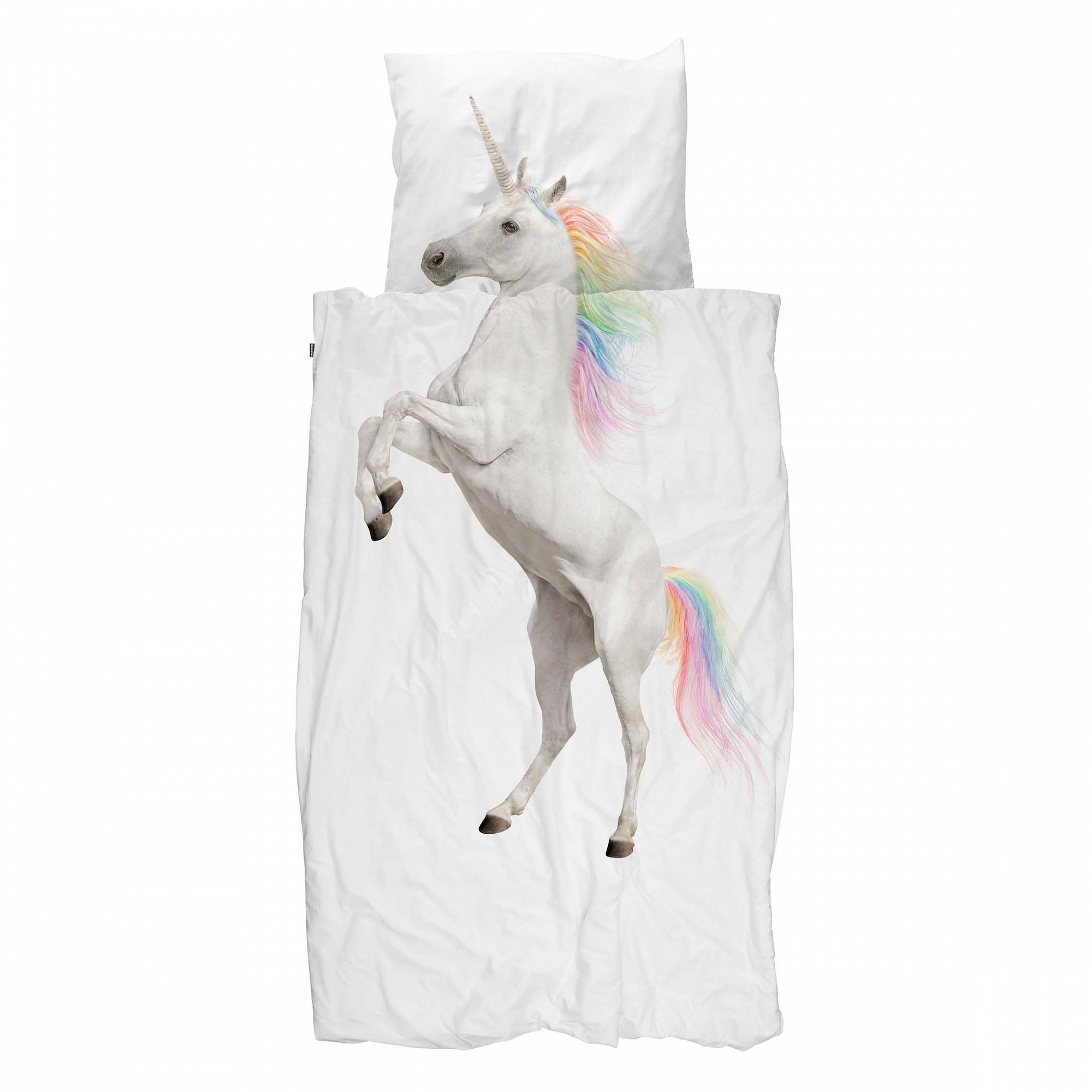 Детское постельное белье односпальное "Единорог" 150х200 см SNURK  335421 Белый;серый  - Вид №6