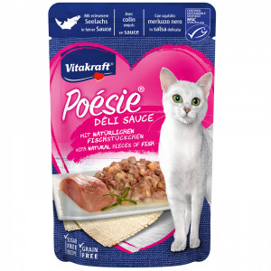 ПР0047606 Корм для кошек Poesie лосось в соусе пауч 85г VITAKRAFT