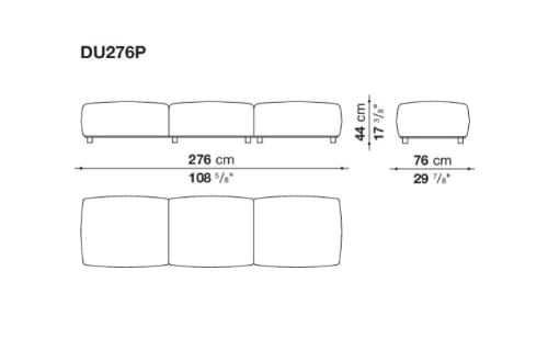 Модульный тканевый диван B&B Italia Dambo ARCH-00043318 - Вид №12