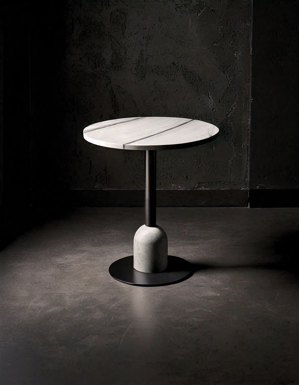 Круглый стол с бетонным основанием Vela Arredamenti Typha ARCH-00028880 - Вид №2