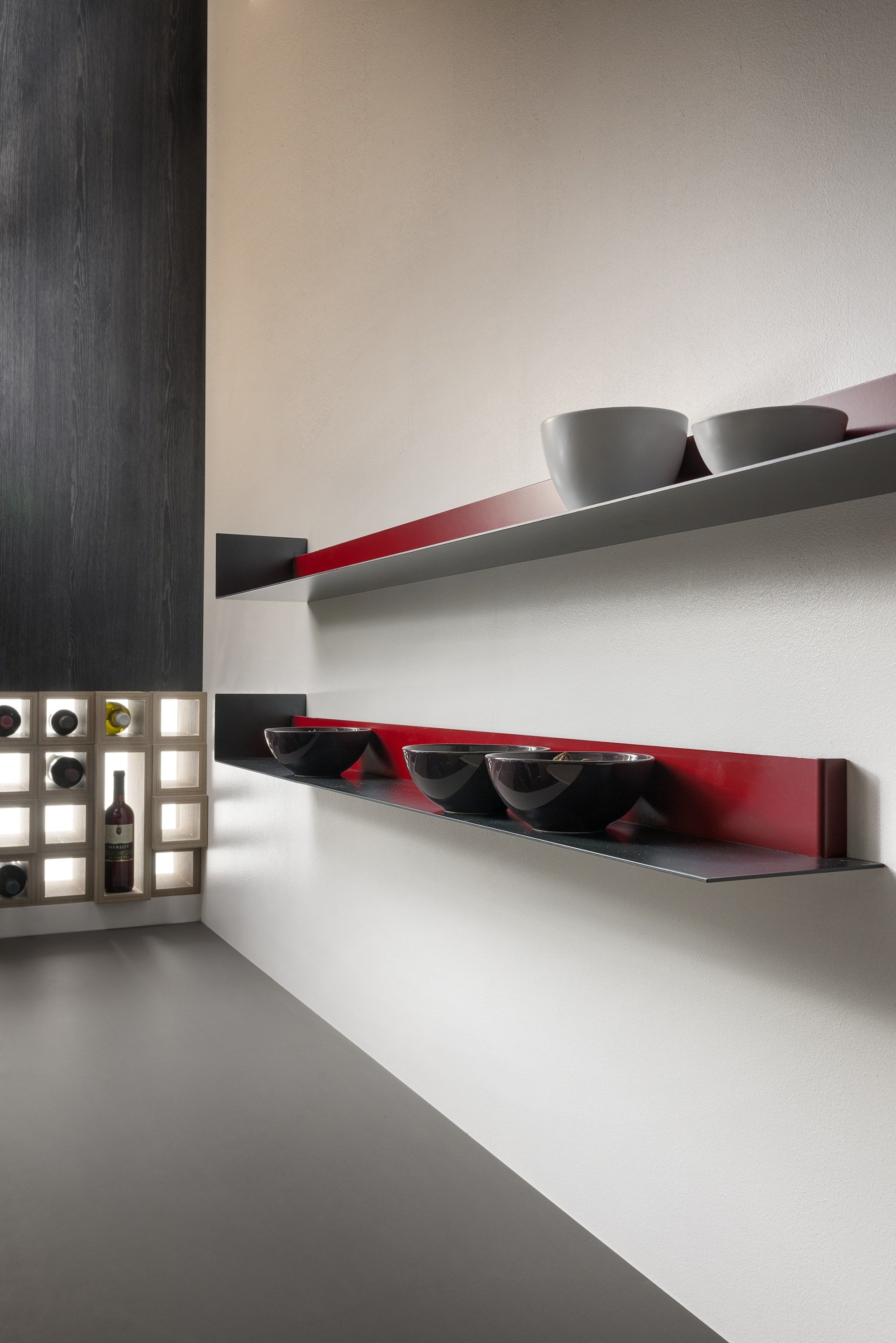 Встроенная ламинированная кухня с полуостровом Floritelli Cucine Prima ARCH-00006565 - Вид №5