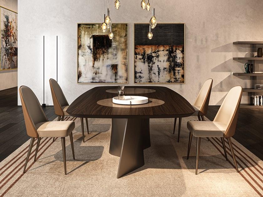 Reflex Мягкое кресло из кожи и ткани Ludwig sun-id-1507846 - Вид №2