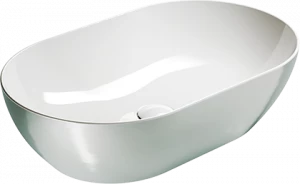 883455 Накладная раковина на столешницу  овальная GSI ceramica