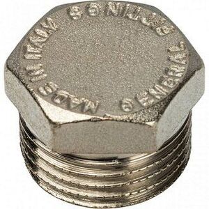 Заглушка НР 1/2" никель STOUT