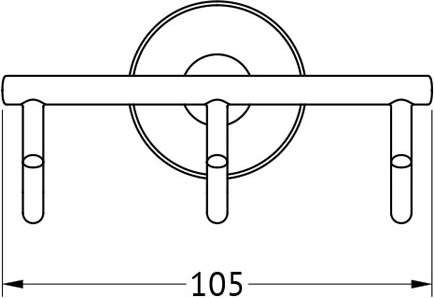 NOS 003 Крючок тройной FBS Nostalgy - Вид №1