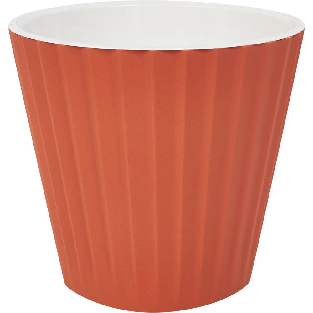 Горшок цветочный Engreen Sand D190 ø19 h17.7 см 3.3л пластик коричневый INGREEN STLM-2037802