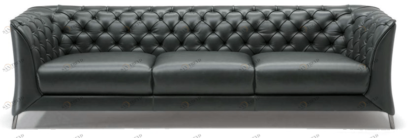 Natuzzi Кожаный диван с тафтингом La scala sun-id-1453591