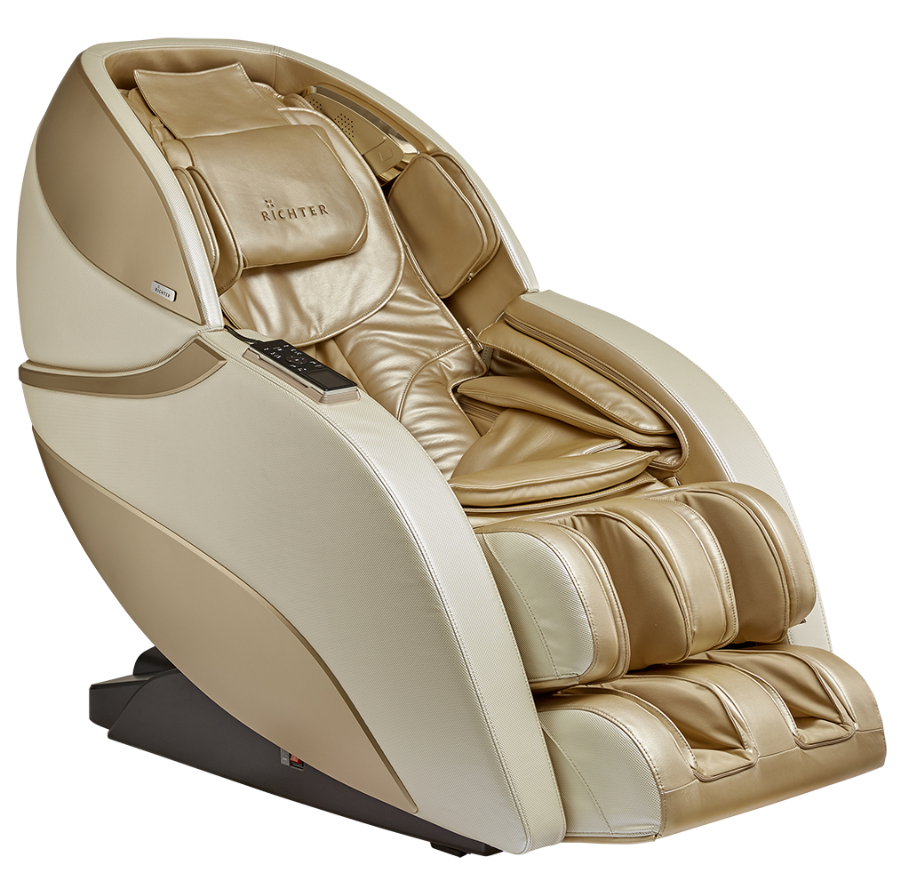 Alpine Массажное кресло RICHTER PEARL WHITE-CHAMPAGNE RICHTER MASSAGE TECHNIK 