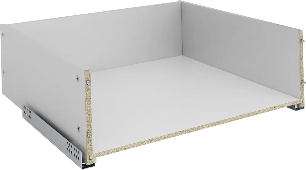 Выдвижной ящик Delinia для кухни 55.2×17.7×51.1 см серый ЛДСП 82169303