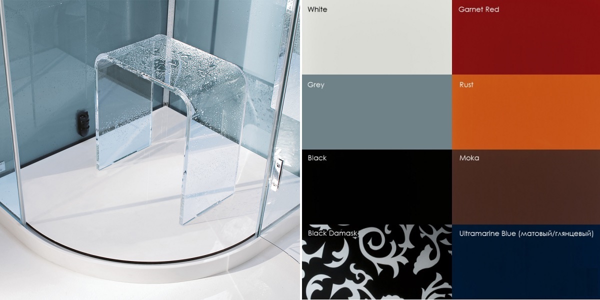 Душевая кабина угловая Tempo INTEGRA 90/90 см 1TPA8S2 Gruppo Geromin - Вид №2