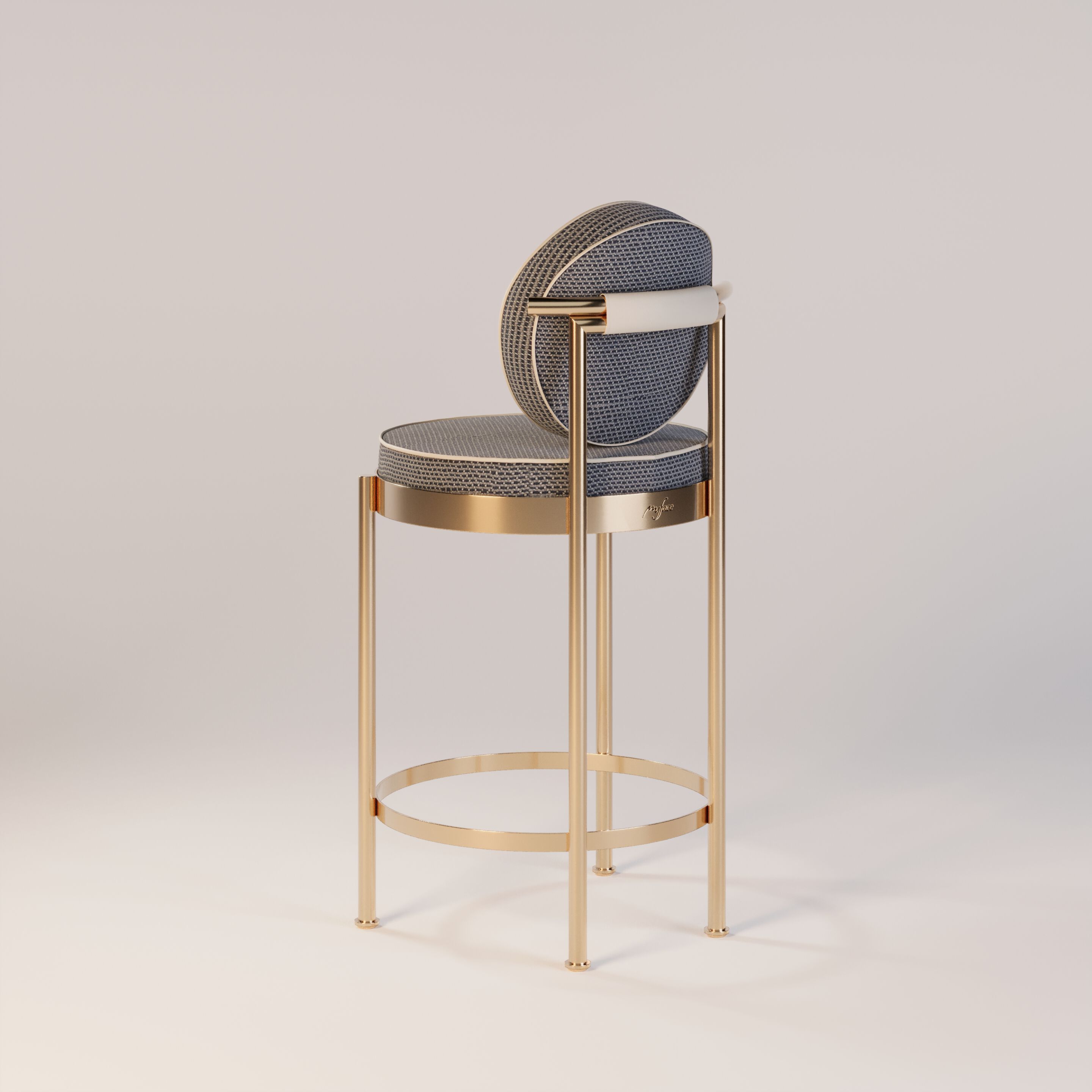 Высокий тканевый садовый стул со спинкой Myface Trace ARCH-00138011 - Вид №16