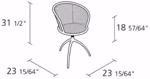 Alias Кресло вращающееся на козелке Young lady tree table sun-id-1485661 - Вид №6