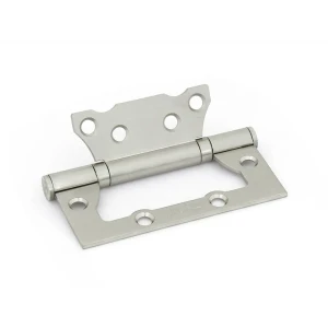 Петля без врезки E-2BB-100 цвет матовый никель