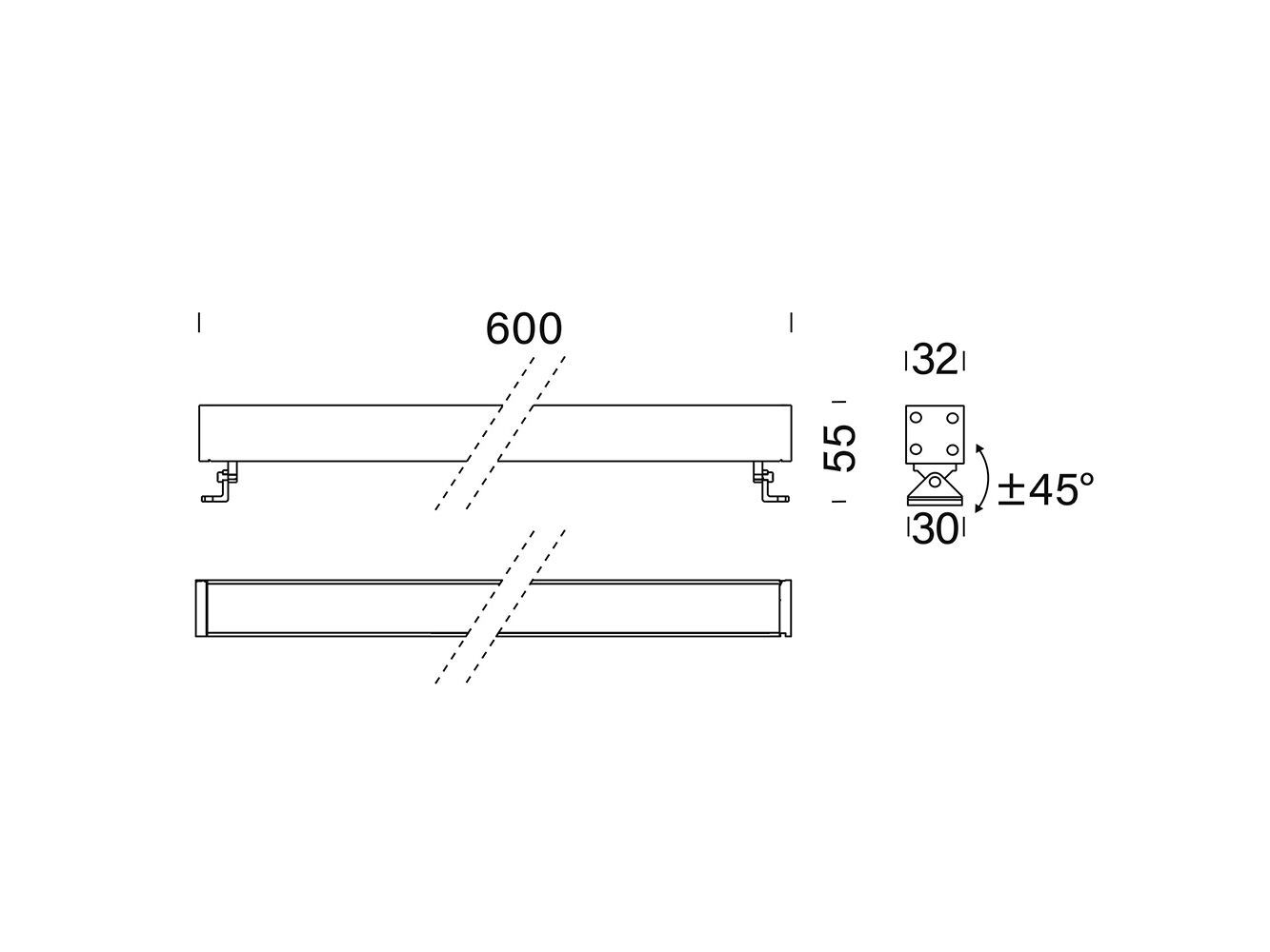 Линейный профиль для наружной алюминиевой стены Platek Mini Corniche ARCH-00050359 - Вид №6