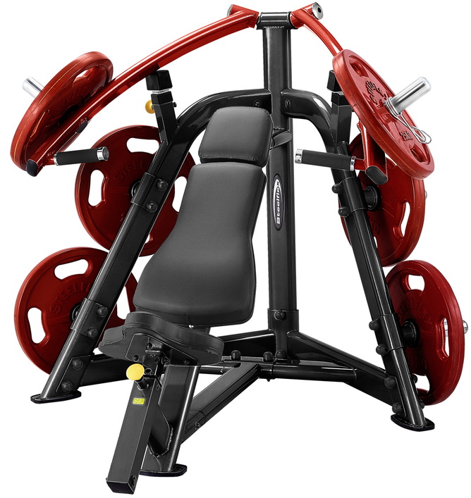 Steel flex plate load plip наклонный жим от груди со сведением Steel Flex Plate load sun-id-2069123