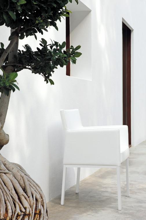 MNST618 Стул белый лотос смоки Manutti Liner - Вид №6
