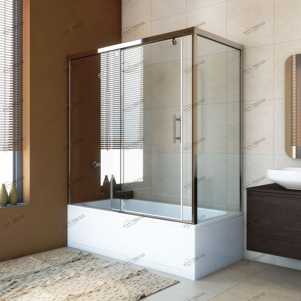 90100X130140GV863A Душевое ограждения на борт вынны GUTEWETTER Германия Slide