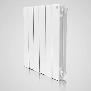 Радиатор биметаллический Royal Thermo PianoForte Bianco Traffico (белый)  - 12 секций