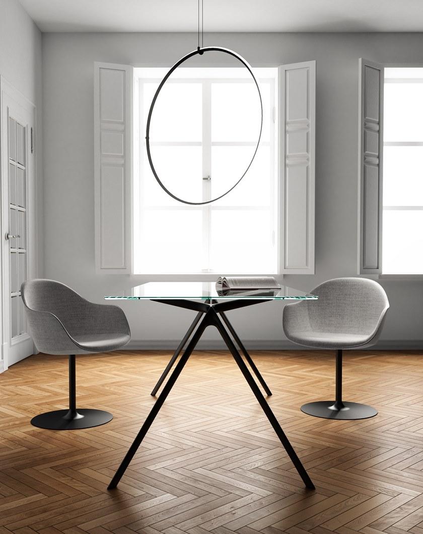 Alias Вращающееся кресло, обитое кожей и кожей New lady 07g - Вид №2